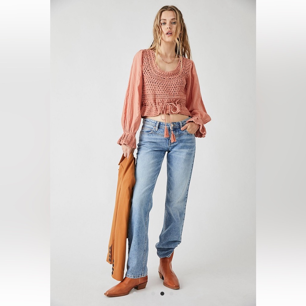 Free People Megan Crochet Top - Picture 4 of 12